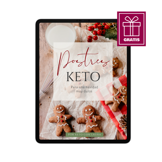 Postres Keto, para una Navidad muy dulce - Ebook de recetas gratis