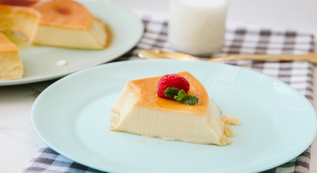 Flan keto con thermomix