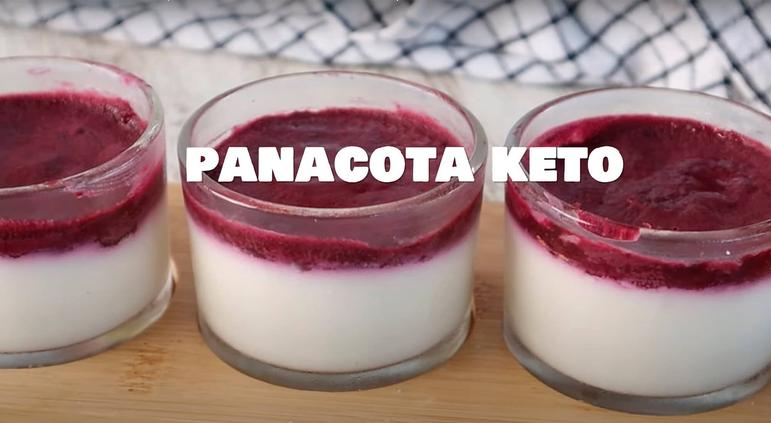 Receta de panna cotta keto Keto con Laura