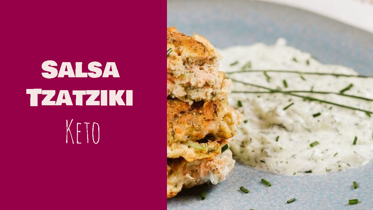 Receta de salsa tzatziki keto Keto con Laura