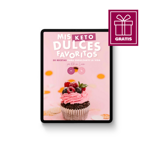 Mis keto dulces favoritos - Ebook de recetas gratis