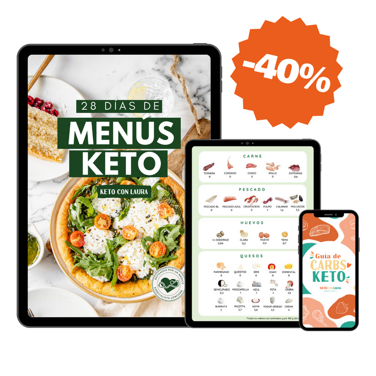 Guía de carbohidratos para dieta Keto en FORMATO EBOOK
