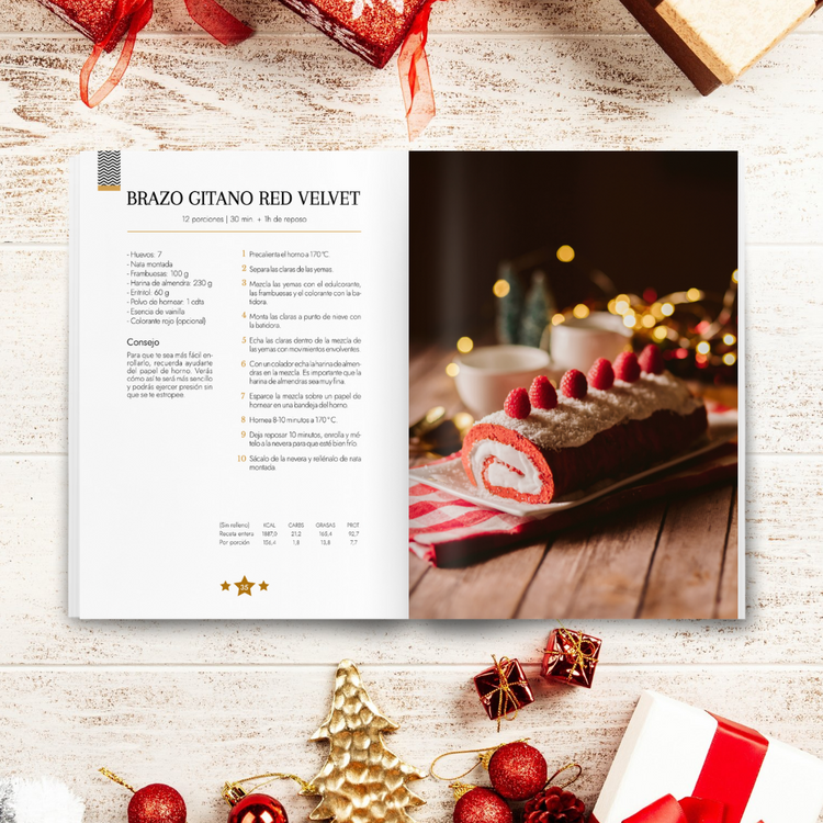 Postres Keto, para una Navidad muy dulce - Libro de recetas (tapa blanda)